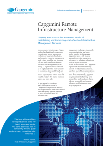 Capgemini Remote Infrastructure Management
