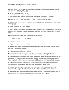 Edexcel IGCSE Chemistry Chapter 7, page 59 ANSWERS 1 a