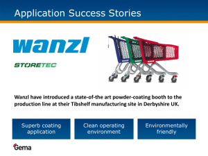 Case Study Metallic Furniture: Supermarket trolleys Wanzl UK