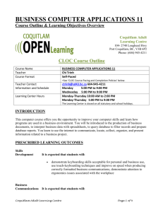 Coquitlam Learning Opportunity Centre