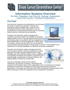 Information Systems Overview