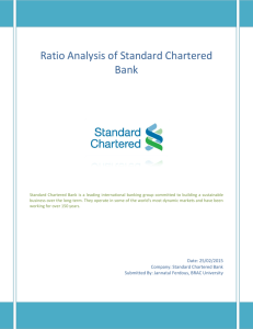 Ratio Analysis of Standard Chartered Bank