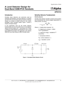 A Level Detector Design for Dual-Band GSM