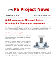 THE PS Project News