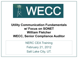 Utility Communication Fundamentals W/ Focus On SONET William