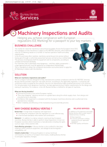 Machinery Inspections and Audits