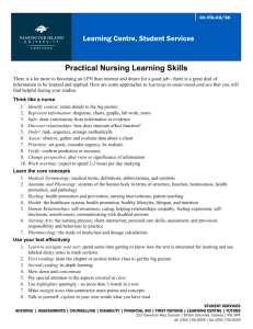 Practical Nursing Learning Skills