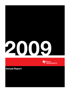 Annual Report - Texas Instruments