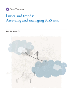 Assessing and managing SaaS risk