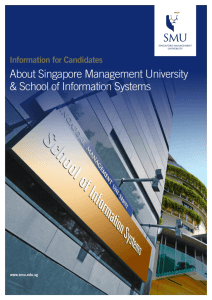 About Singapore Management University & School of Information