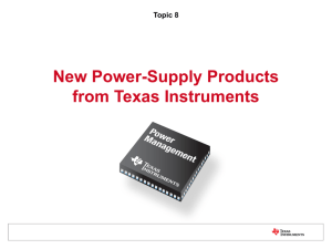 New Power-Supply Products from Texas Instruments_PSDS