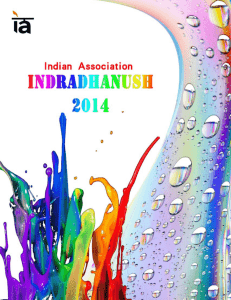 Indradhanush 2014 - Indian Association Shanghai