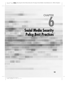 Social Media Security Policy Best Practices