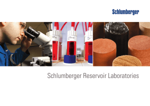 Schlumberger Reservoir Laboratories brochure