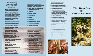 The Benefits of Nature Centers
