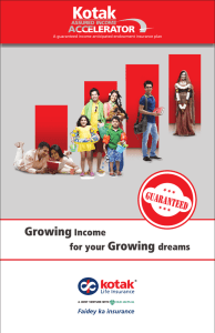 Kotak Assured Income Accelerator - Brochure