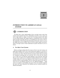 introduction to american legal system