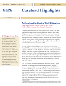 Caseload Highlights - Court Statistics Project