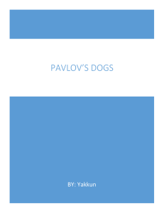 Pavlov's Dogs - WordPress.com