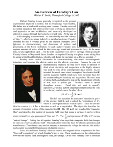An overview of Faraday's Law