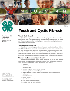Cystic Fibrosis - National AgrAbility Project