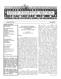 EWR Spring 2008 issue PDF - Washington State University