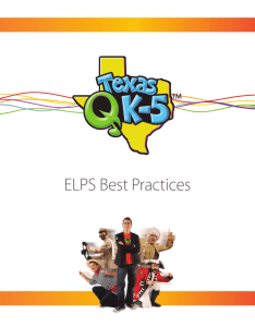 ELPS Best Practices - Quaver's Texas Curriculum