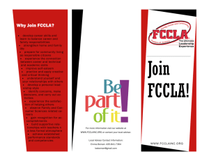 Why Join FCCLA?