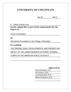 Committee Approval Form - OhioLINK Electronic Theses and
