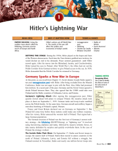 Hitler's Lightning War