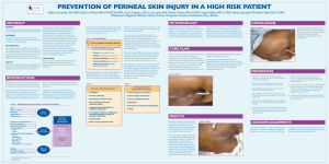 Prevention of Perineal Skin Injury in a High Risk Patient
