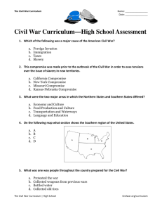 Civil War Curriculum—High School Assessment