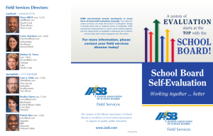 School Board Self-Evaluation - Illinois Association of School Boards