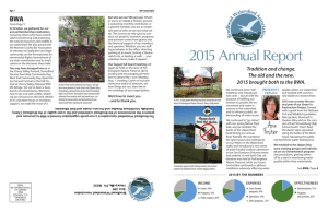 2015 Annual Report - Brodhead Watershed Association