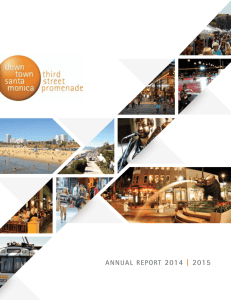 annual report 2014 | 2015 - Downtown Santa Monica and the Third