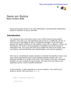 Java on Guice
