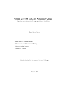 Urban Growth in Latin American Cities