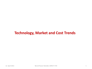 Technology, Market and Cost Trends - Indico