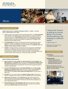 Music - Juniata College
