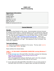 CMPS 107 Word Processing
