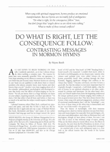 do what is right, let the consequence follow