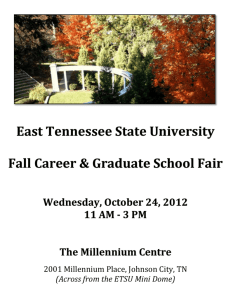 East Tennessee State University Fall Career & Graduate School Fair