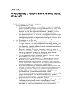 Revolutionary Changes in the Atlantic World