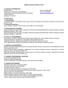 curriculum vitae - Department of Physiology and Biophysics