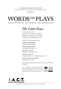 The Little Foxes Words on Plays (2006)