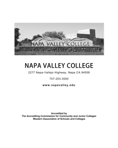 Course Description - Napa Valley College