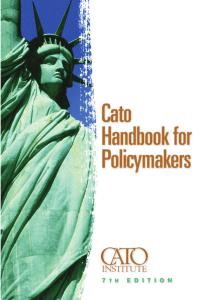 Cato Handbook for Policymakers, 7th Edition: 20. K