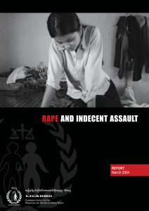 Report: Rape and Indecent Assault in Cambodia 2004