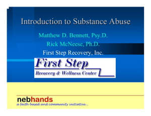 Introduction to Substance Abuse