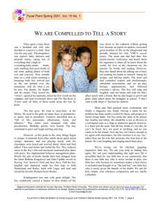 we are compelled to tell a story - Pathways RTC